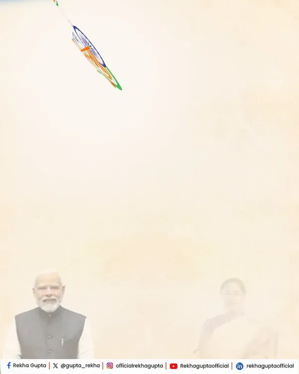 CM Rekha Gupta Calls Delhi to Hoist Tiranga from Aug 9–17