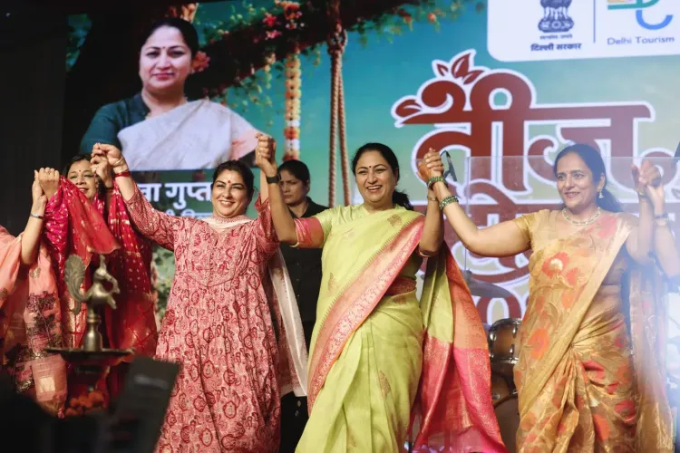 CM Rekha Gupta Celebrates Teej Mahotsav 2026 at Delhi Haat