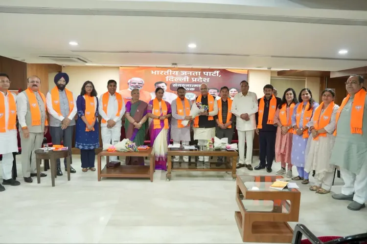 CM Rekha Gupta Chairs Delhi BJP Organisational Meet