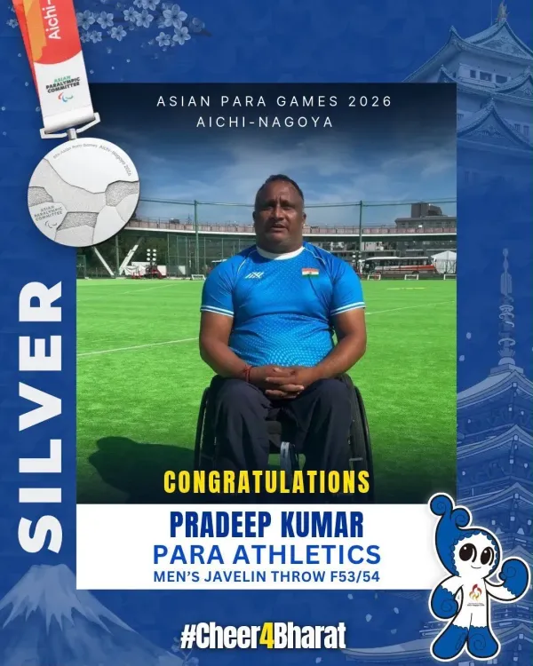 CM Rekha Gupta Hails India's Double Medal Haul at Asian Para Games 2026