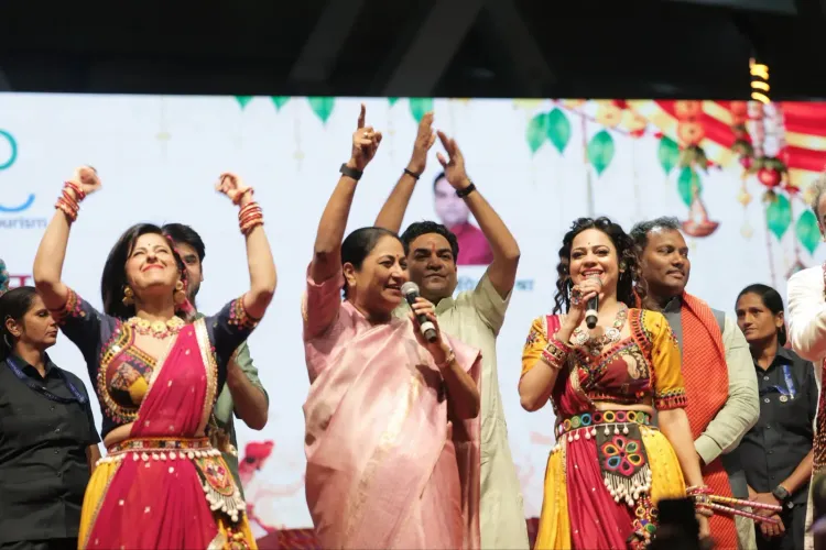 CM Rekha Gupta Hails Youth Spirit at Navratri Dandiya Night