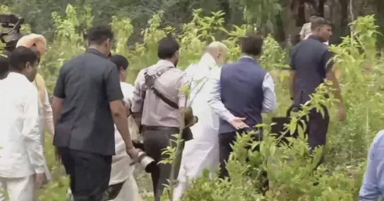 CM Rekha Gupta joins Amit Shah for tree plantation at Nanakpura Ridge