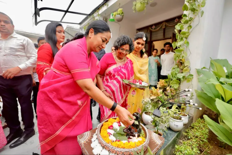 CM Rekha Gupta joins NCW Teej Milan celebration