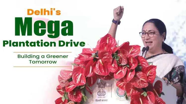 CM Rekha Gupta Launches Eco Restoration Mega Plantation Drive 2026