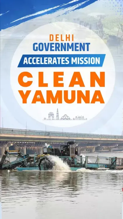 CM Rekha Gupta Launches Rs 1,000 Cr Yamuna Clean-Up Push