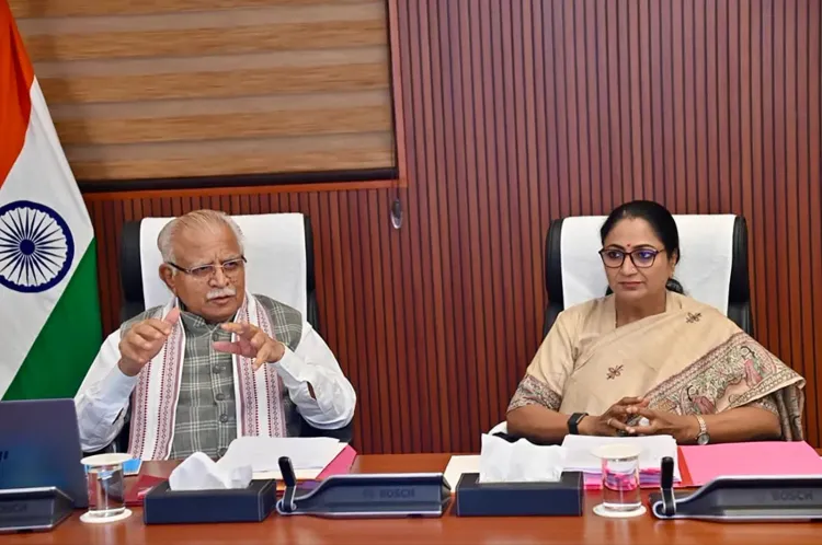 CM Rekha Gupta meets Khattar to push Viksit Delhi vision