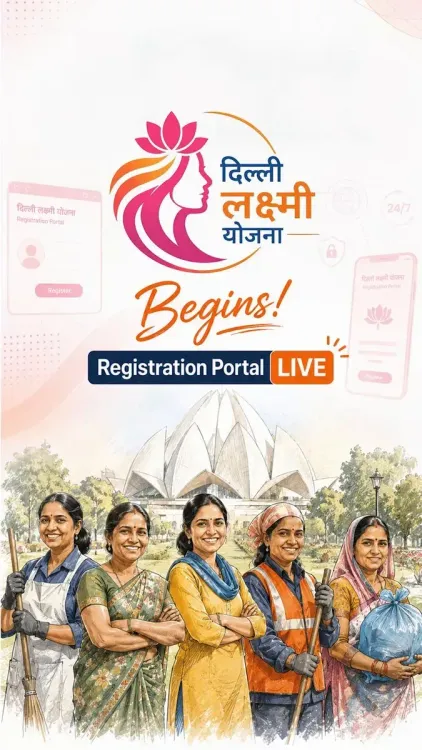 CM Rekha Gupta Opens Delhi Lakshmi Yojana Portal for ₹2,500 Monthly Aid
