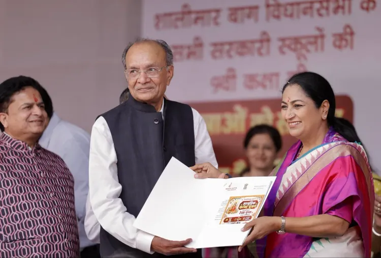 CM Rekha Gupta Performs Kanya Pujan, Gives 1,400 Girls Cycles