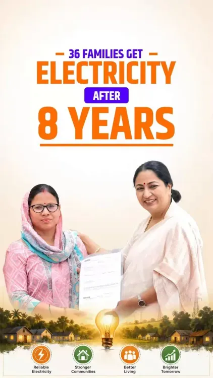 CM Rekha Gupta resolves 36 Delhi families' power wait via Jan Sunwai