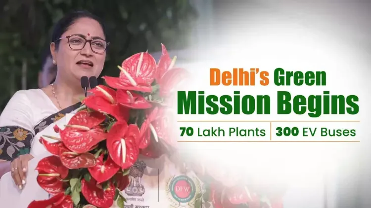 CM Rekha Gupta Thanks PM Modi for Green Delhi Push