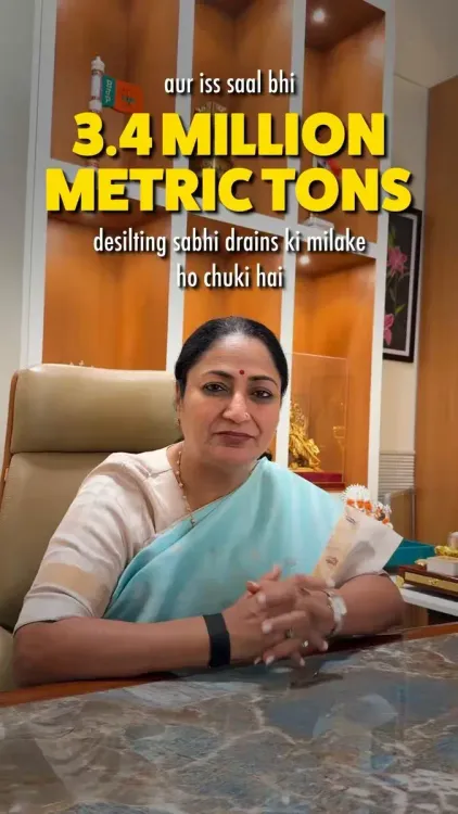 CM Rekha Gupta Urges Delhiites to Use MCD 311 App for Drain Complaints