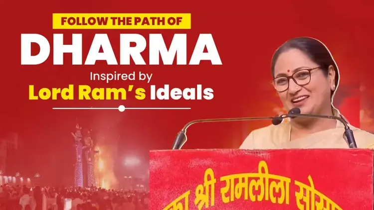 CM Rekha Gupta's Vijayadashami Call: Ram's Ideals, Nation's Progress