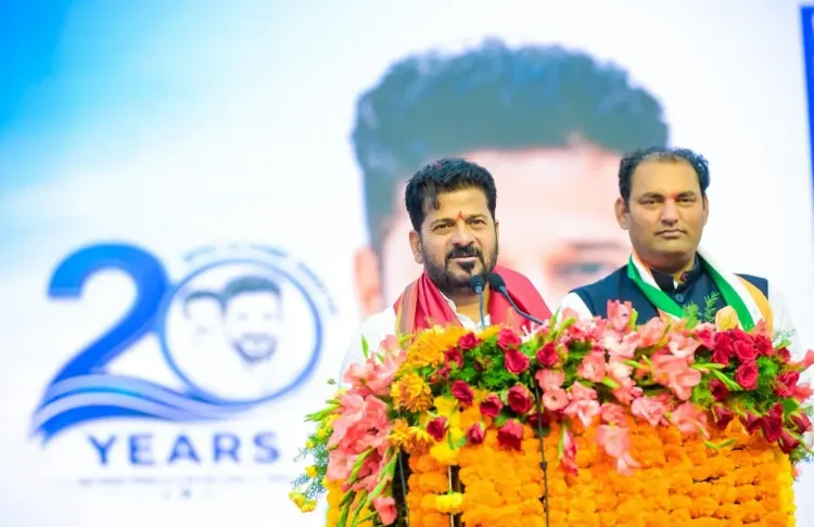 CM Revanth marks 20 yrs in politics at Midjil