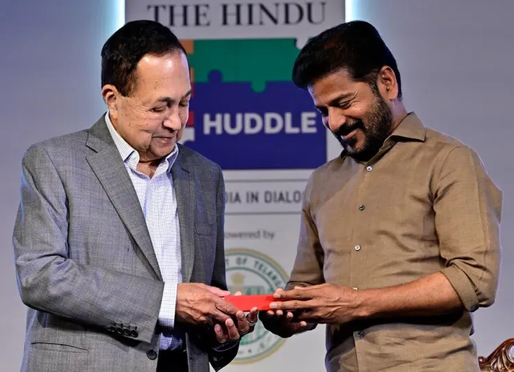 CM Revanth Reddy at Hindu Huddle: Congress, welfare, and South India's seat fears