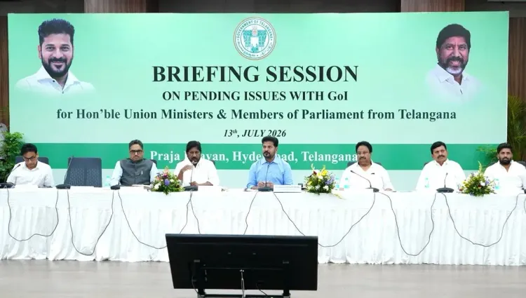 CM Revanth Reddy Briefs Telangana MPs on Key Central Pending Files