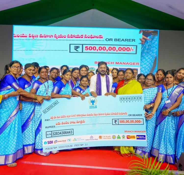 CM Revanth Reddy disburses Rs 11,220 cr to Telangana women