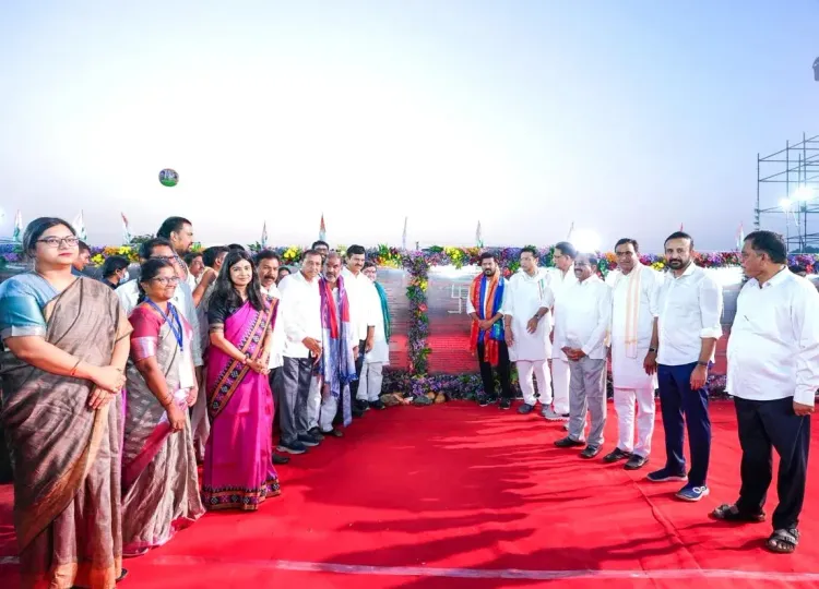 CM Revanth Reddy Lays Foundation for Rs 340 Cr Works in Sircilla