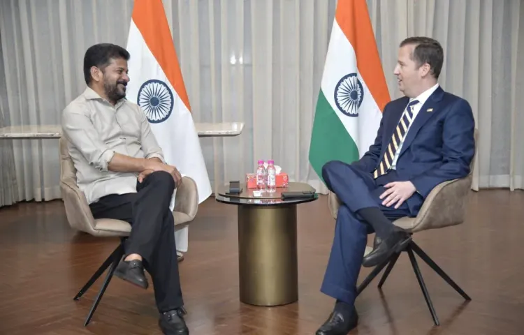 CM Revanth Reddy meets US Ambassador Sergio Gor, pushes Telangana ties