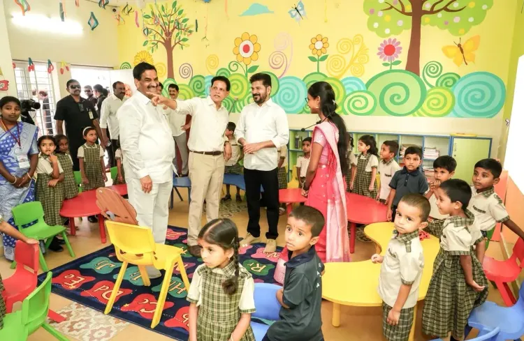 CM Revanth Reddy Opens Telangana's First Public School in Arutla