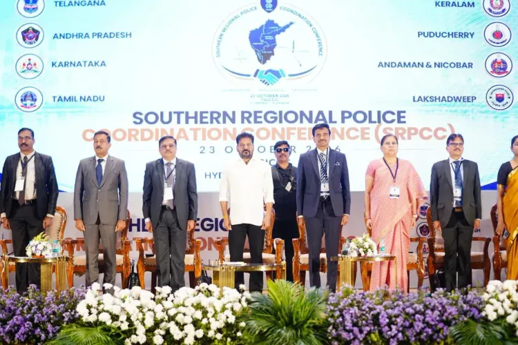 CM Revanth Reddy Pitches Tech-Driven Policing at SRPCC Meet