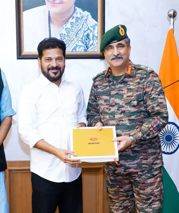 CM Revanth Reddy Seeks Army Training Centres for Telangana Youth