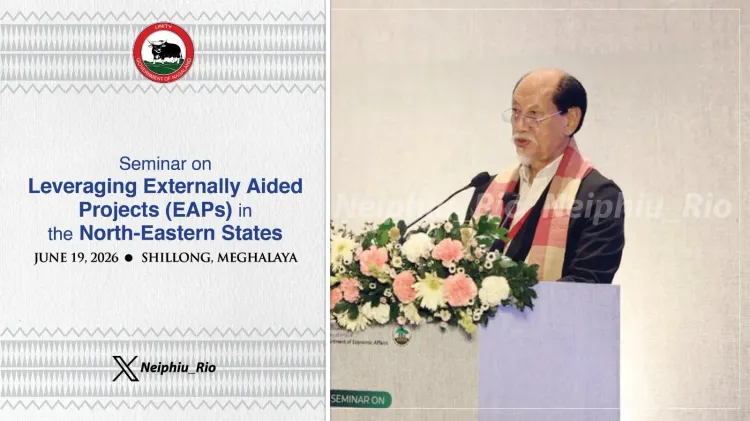 CM Rio addresses EAP seminar with FM Sitharaman, NE CMs