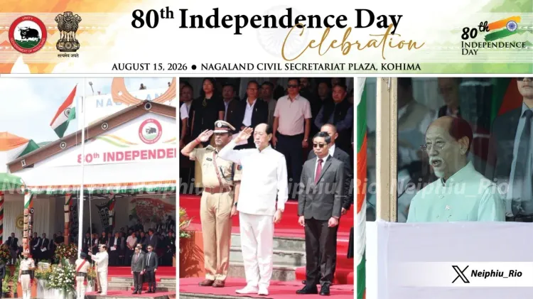 CM Rio addresses Nagaland's 80th Independence Day at Kohima