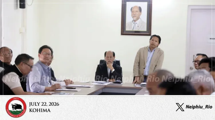 CM Rio Attends NPF Consultative Meet on Nagaland Issues