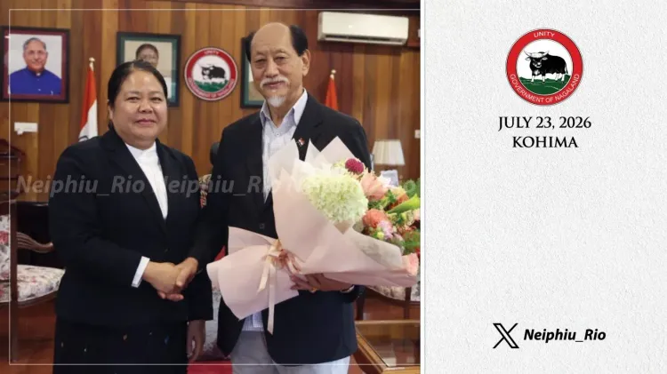 CM Rio Hails First Naga Woman Gauhati HC Judge