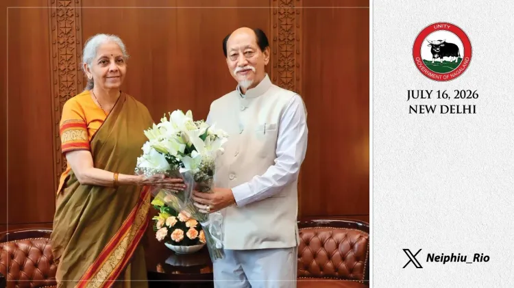 CM Rio Meets FM Sitharaman, Seeks SASCI Funds for Nagaland