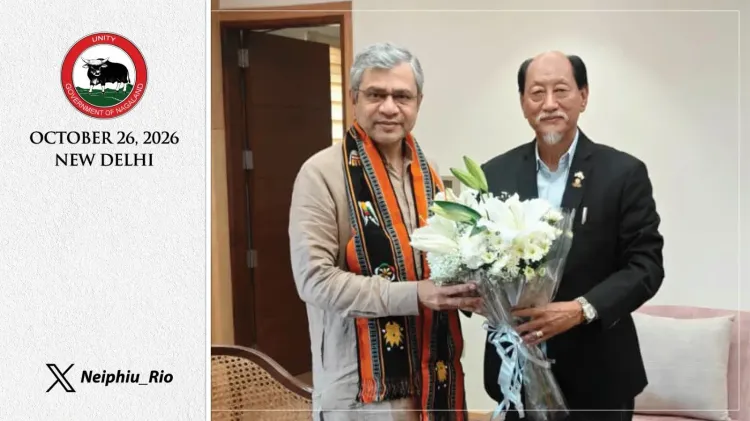 CM Rio meets Vaishnaw to push ANGH's Oscar campaign