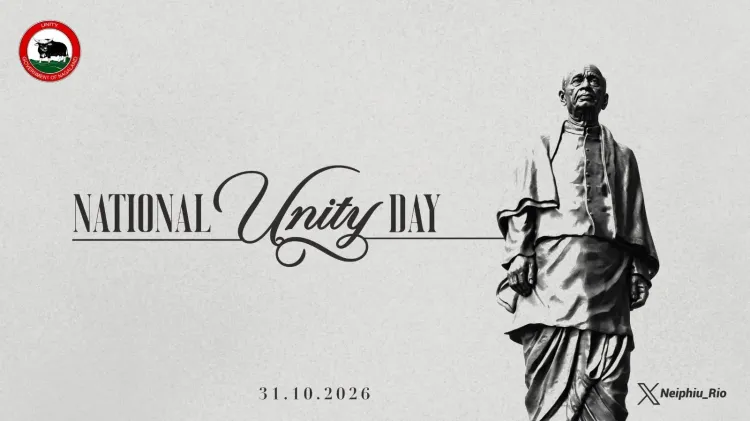 CM Rio pays tribute to Sardar Patel on National Unity Day