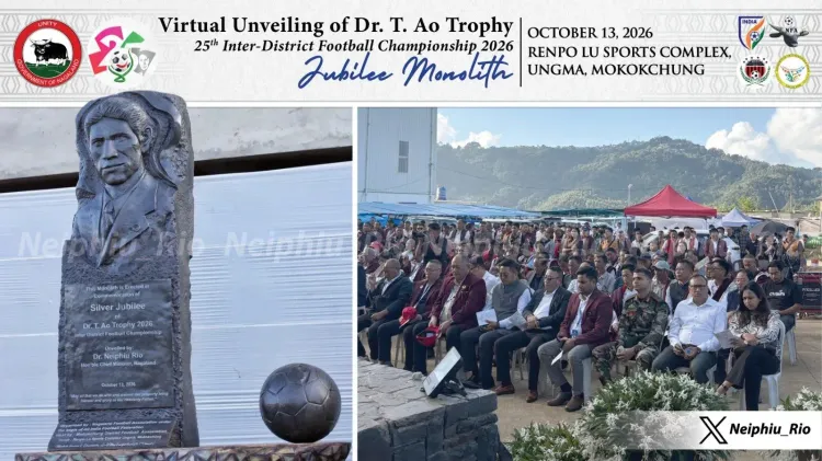 CM Rio Unveils Silver Jubilee Monolith of Dr. T. Ao Trophy