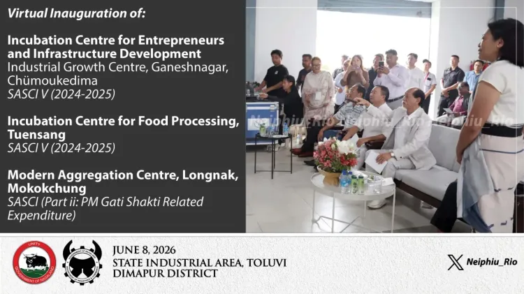 CM Rio Virtually Inaugurates 3 Industrial Projects in Nagaland