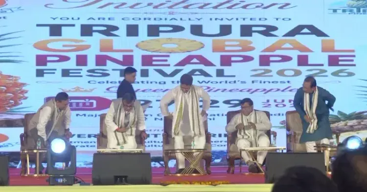 CM Saha attends Tripura Global Pineapple Festival 2026 in Delhi