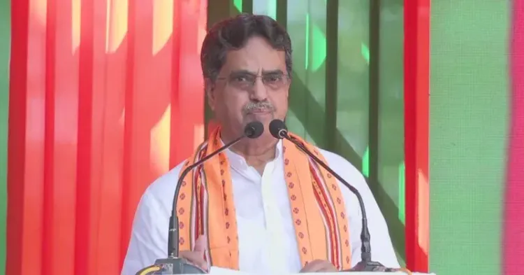 CM Saha Lays Foundation Stones for Projects in Udaipur
