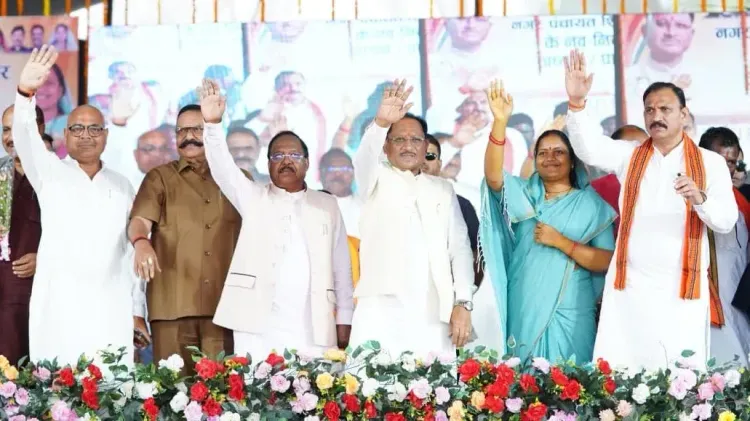 CM Sai attends Shivnandanpur Nagar Panchayat oath ceremony