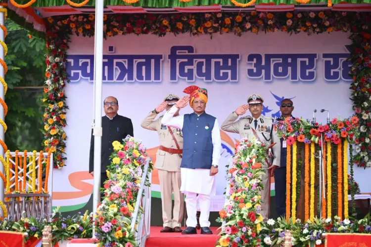 CM Sai Hoists Flag at Raipur on 80th Independence Day