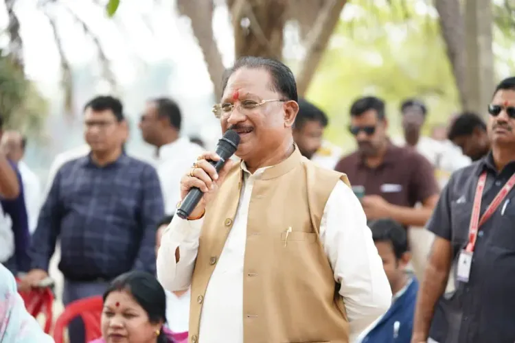 CM Sai Holds Chaupal in Sakti, Takes Feedback on Schemes