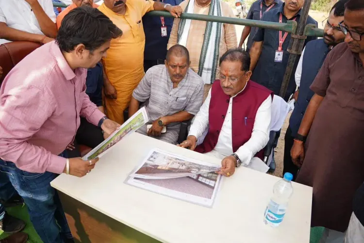CM Sai inspects Nalanda Parisar and Sports Complex in Jashpur