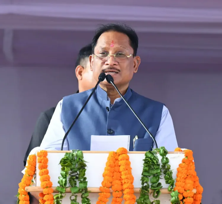 CM Sai launches ₹42-crore road projects at Gadge Baba 150th birth anniversary