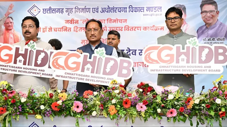 CM Sai Launches CGHNIVM Logo, Distributes Housing Fair Prizes
