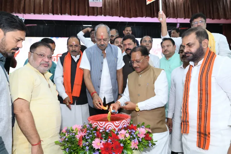 CM Sai launches 'Seva Jyoti Yatra' in Raipur for Modi's 25 years