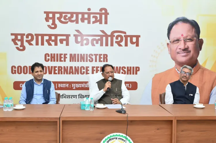 CM Sai Meets 36 Fellows of Mukhyamantri Sushasan Fellowship