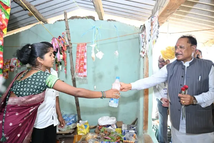 CM Sai Meets Former Naxal-Affected Women in Bijapur During Sushasan Tihar