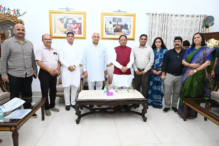 CM Sai meets Laghu Udyog Bharati ahead of 14th IIF in Raipur