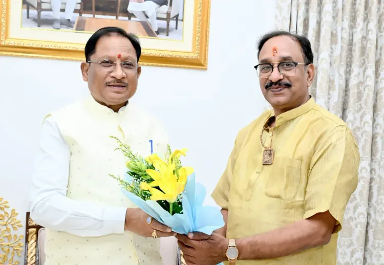 CM Sai Meets New Chhattisgarh Yoga Commission Chief