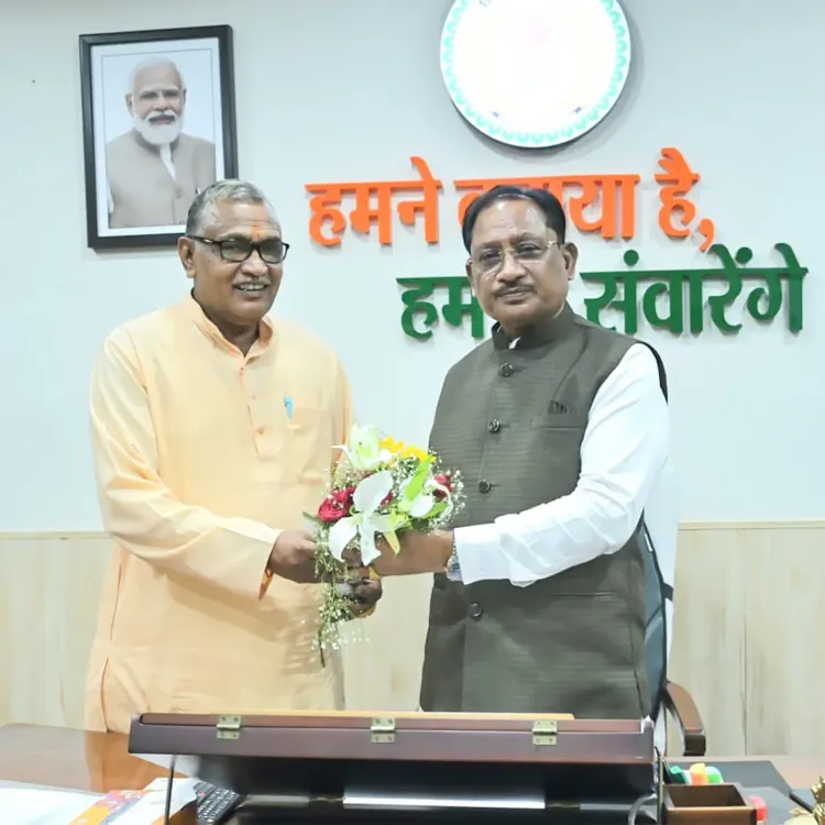 CM Sai Meets Newly Appointed Chhattisgarh Education Commission Chief