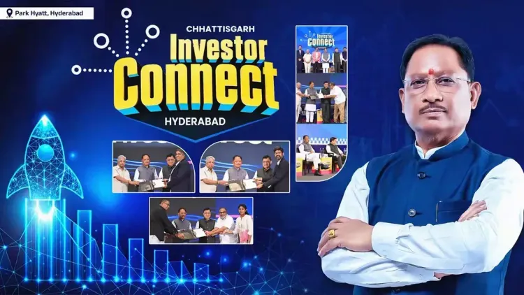 CM Sai Pitches Chhattisgarh as Investment Hub at Hyderabad Summit