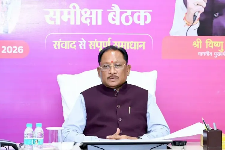 CM Sai Reviews Balod, Mohla-Manpur Districts Under Sushasan Tihar